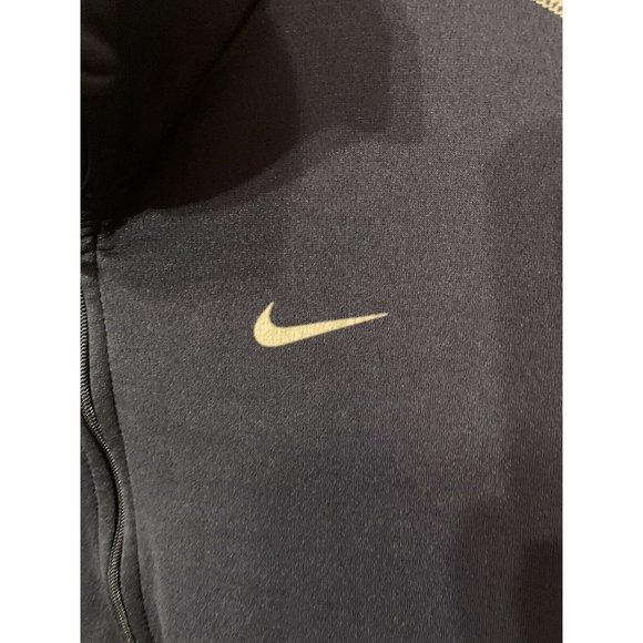 Nike Men's Sz M Nike-Fit Therma Blue Long Sleeve 1/4 Zip‎ Pullover - Picture 6 of 8